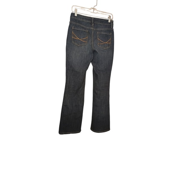 Faded Glory Womens Curvy Bootcut Med Wash Low Rise Blue Jeans Size 4P Petite - Picture 3 of 9